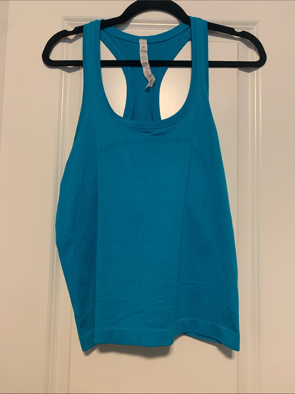 lululemon athletica Turquoise Swiftly Racerback Tank, Sz 10, GUC